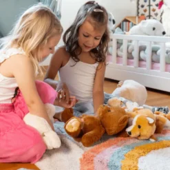 Mjukisfamilj – Björnmamma med ungar