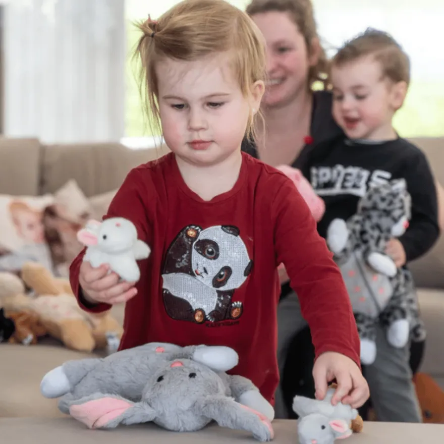 Mjukisfamilj – Harmamma med harungar