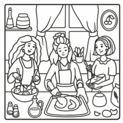 Målarbok - Bestie Moments