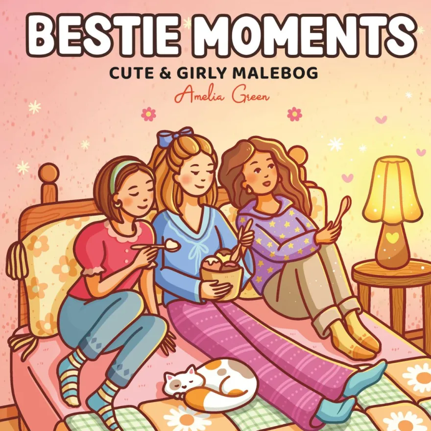 Målarbok - Bestie Moments