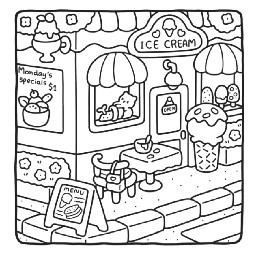 Målarbok - Cozy Corner