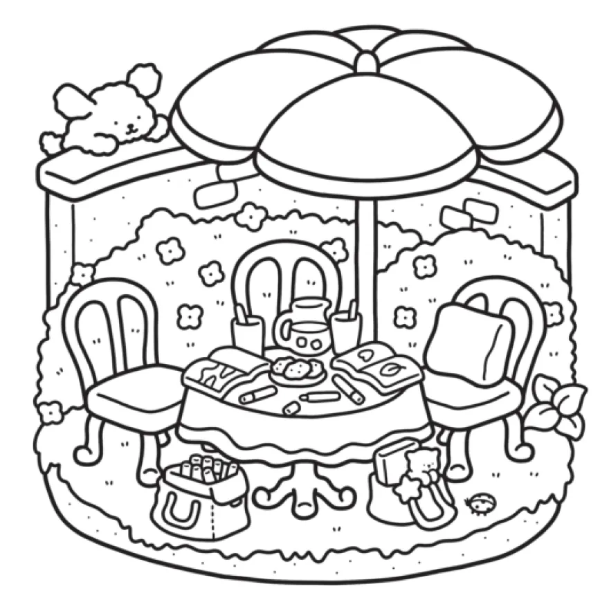 Målarbok - Cozy Corner