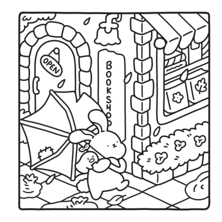 Målarbok - Cozy Cuties