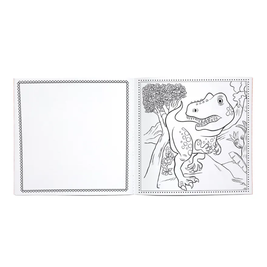 Målarbok – Dinosaurier