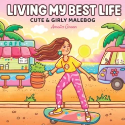 Målarbok - Living my best life