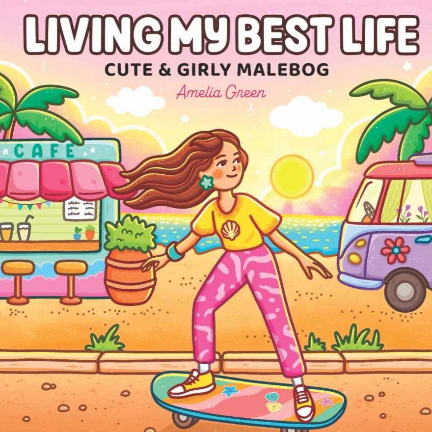 Målarbok - Living my best life