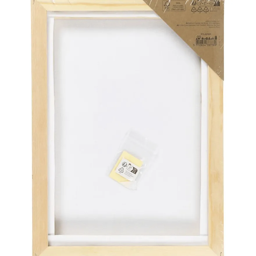 Målarduk med träram – 21 x 29,7 cm