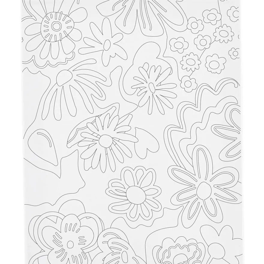 Målarduk 24 x 30 cm – Blommor