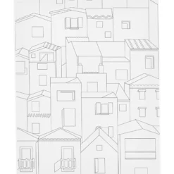 Målarduk 24 x 30 cm – Hus