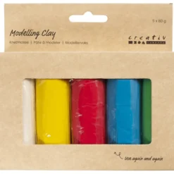 Modellera Soft Clay - Grundfärger, 400 g