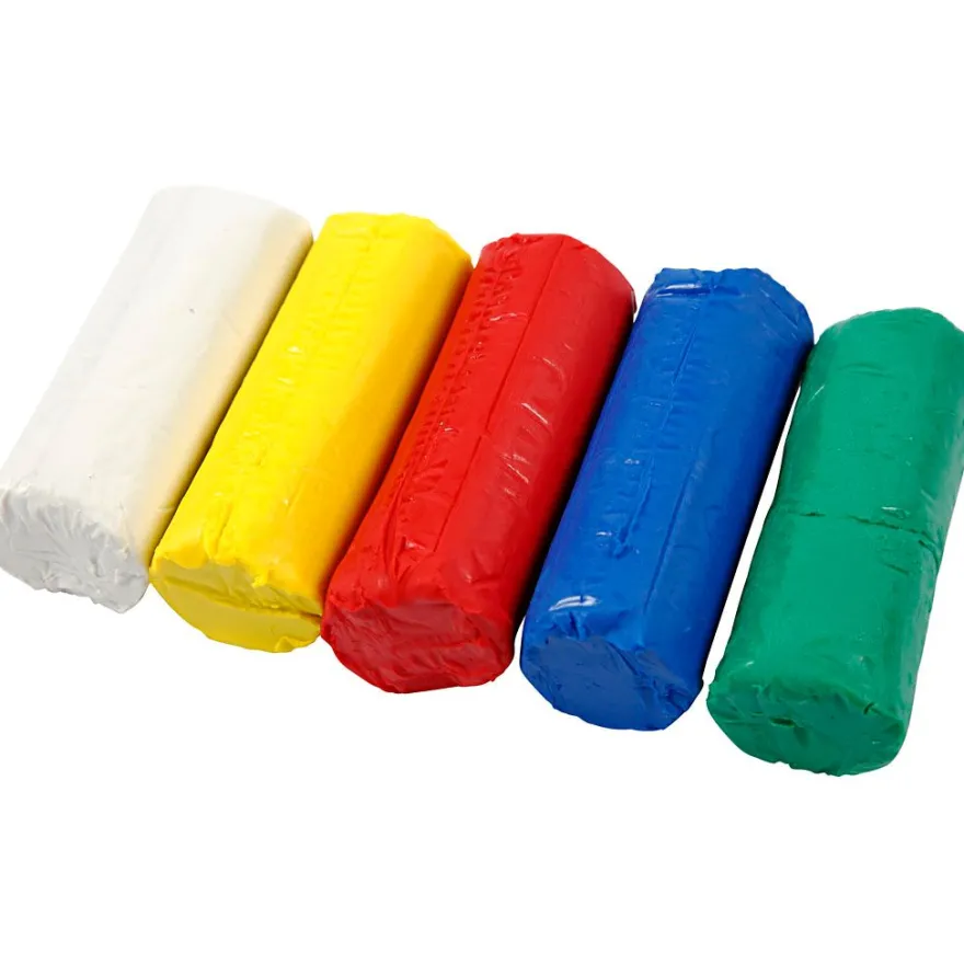 Modellera Soft Clay - Grundfärger, 400 g