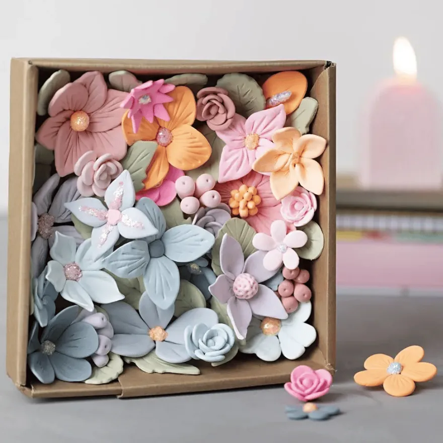 Modelleringskit – Blommor i ram