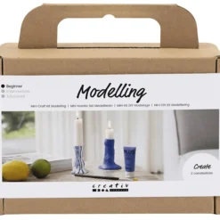 Modelleringskit - Gör dina egna ljusstakar, 2 st.