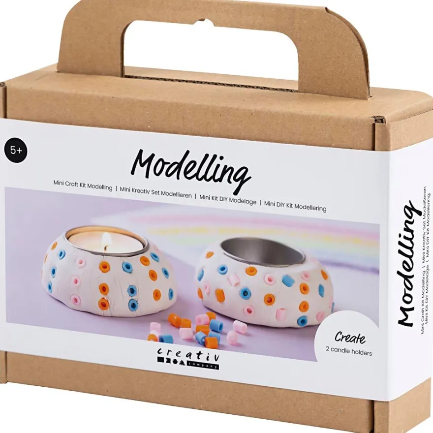 Modelleringspaket - Gör värmeljushållare, 2 st.