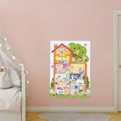 My First – Poster med klistermärken – Mitt hus
