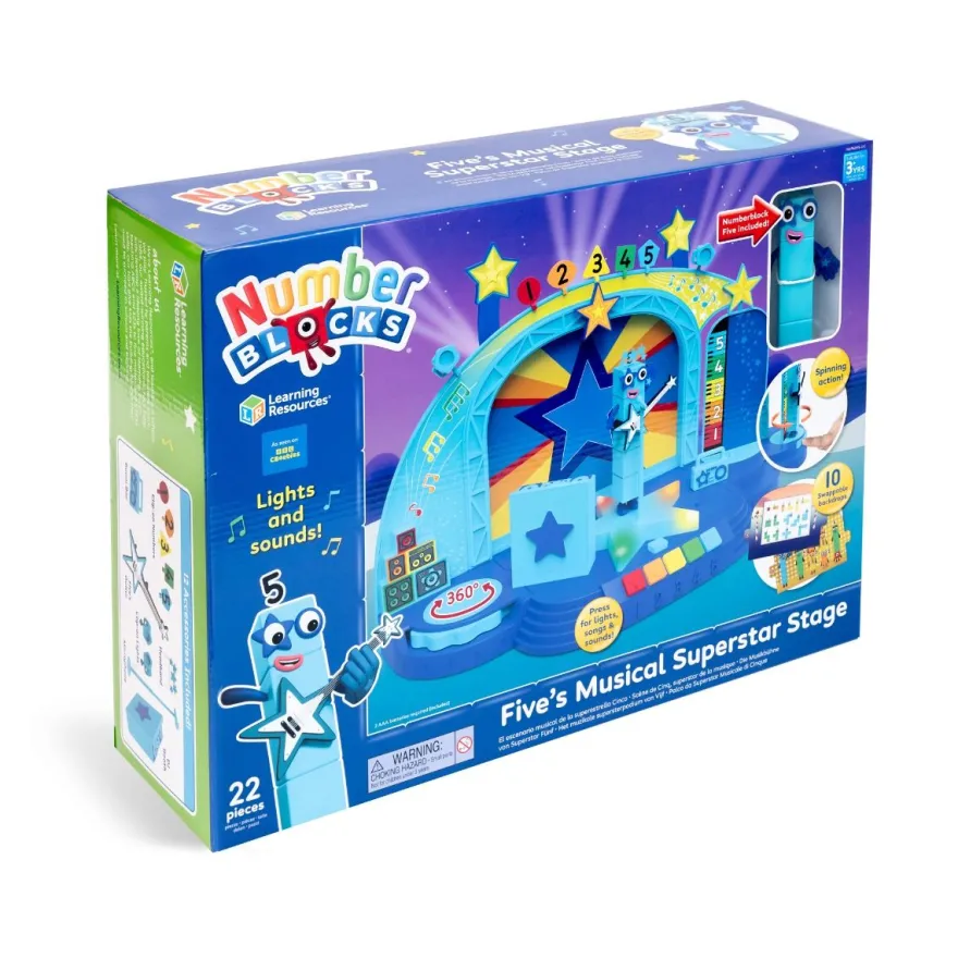 Numberblocks aktivitetspaket - Superstjärnescenen