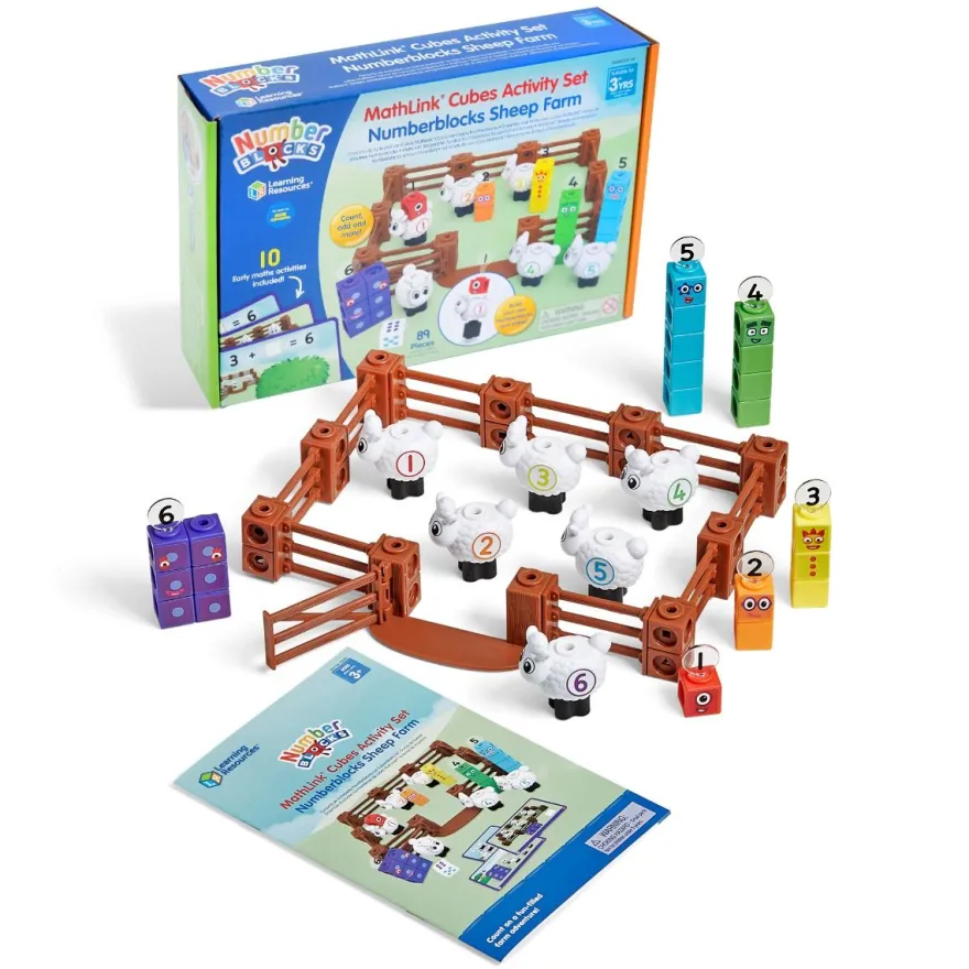 Numberblocks-aktivitetspaket - Fårfarmen