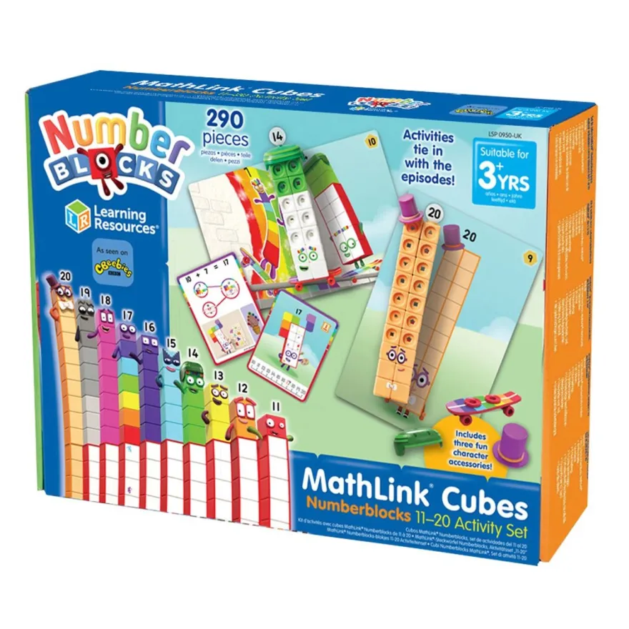 Numberblocks aktivitetsset - Siffrorna från 11-20