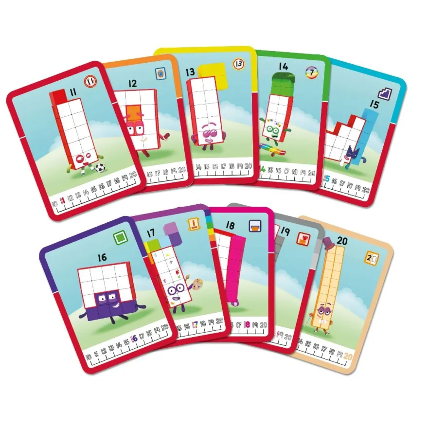 Numberblocks aktivitetsset - Siffrorna från 11-20