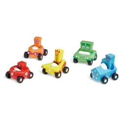 Numberblocks - Fem bra kompisar i sina bilar