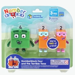 Numberblocks - Fyra och tvillingarna Två och Två
