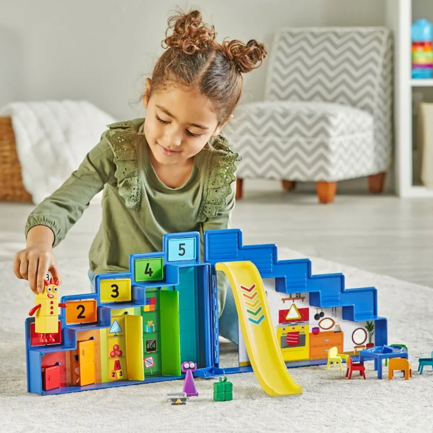 Numberblocks - Leksakspaket med huvudkvarter