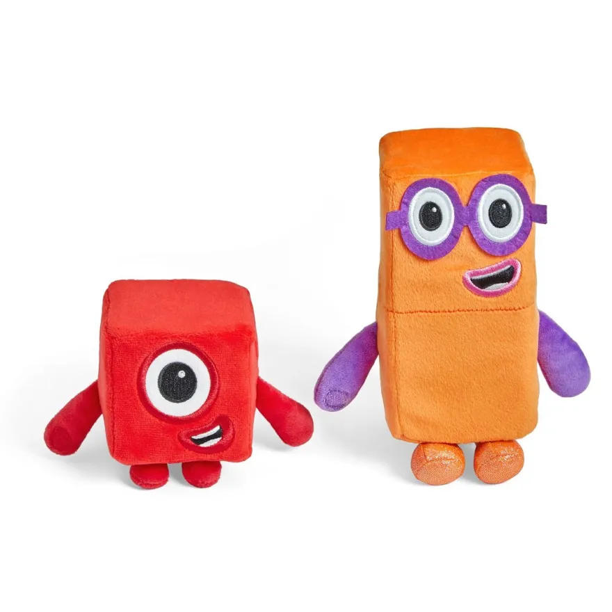 Numberblocks plysch - Ett och två