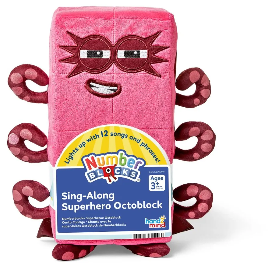 Numberblocks-plysch – Sing-Along med Åtta