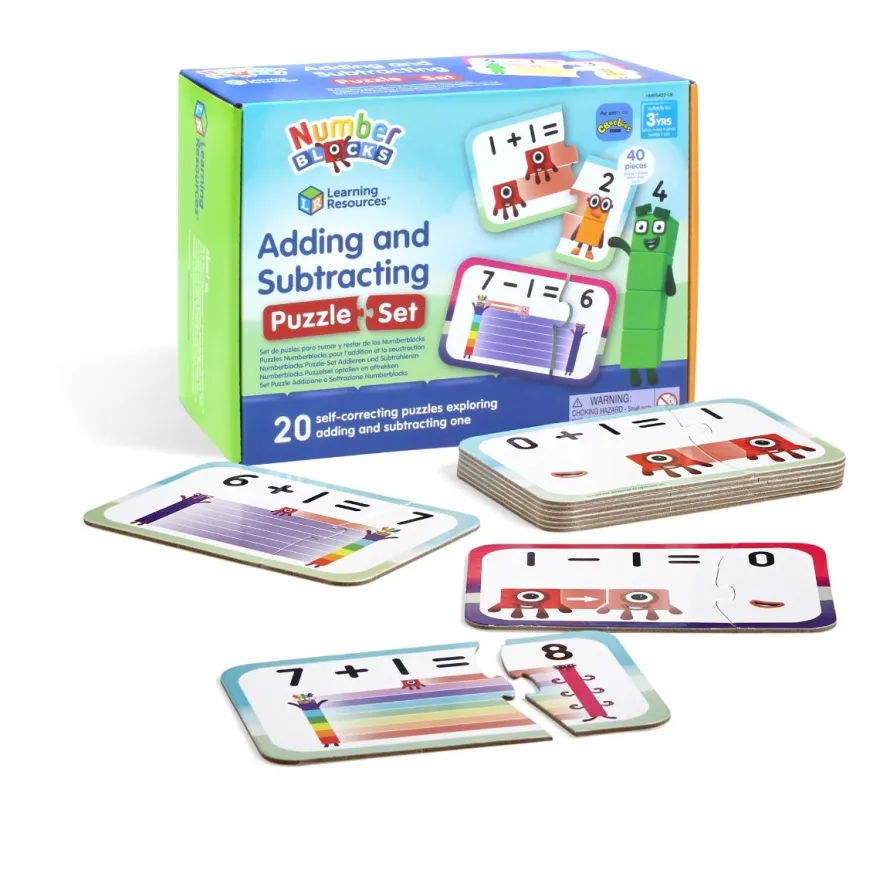 Numberblocks - Pussel med plus och minus