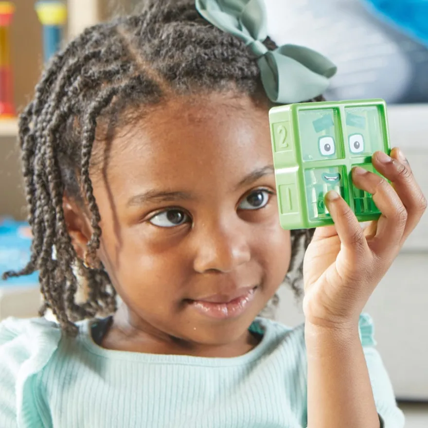 Numberblocks-sensoriska flaskor – Ett till Fem