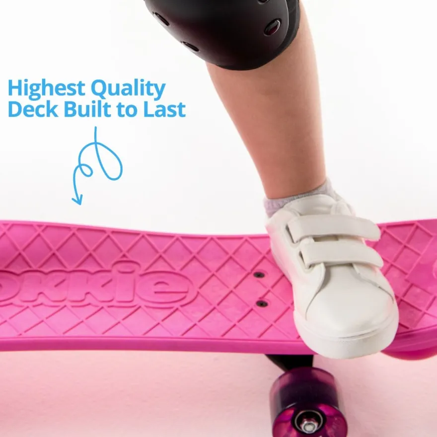 Nybörjar-skateboard - Rosa