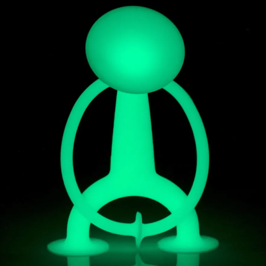 Oogi sugkoppsfigur 13 cm – glow in the dark, 1 st.