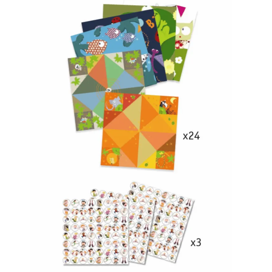 Origami – Loppa med djur