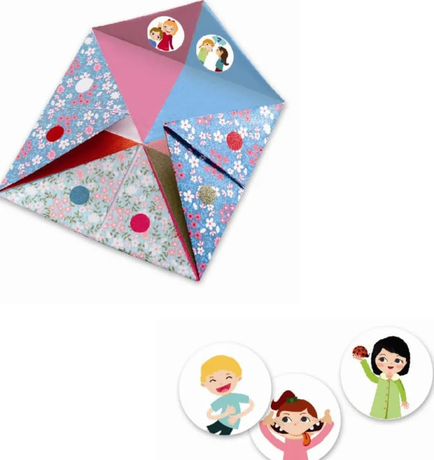 Origami - Loppor i ljusa färger