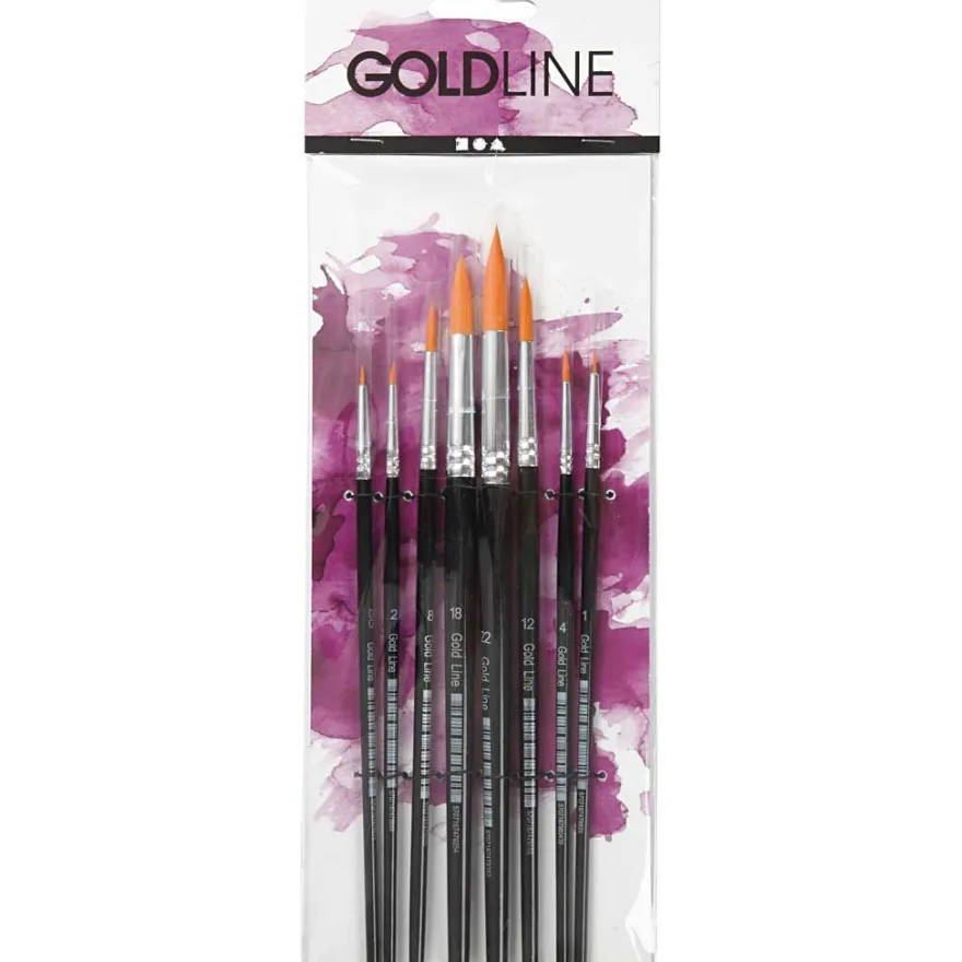 Penslar Gold Line - Runda, 8 st.
