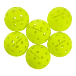 Pickleball-bollar för utomhusbruk, 6 st.
