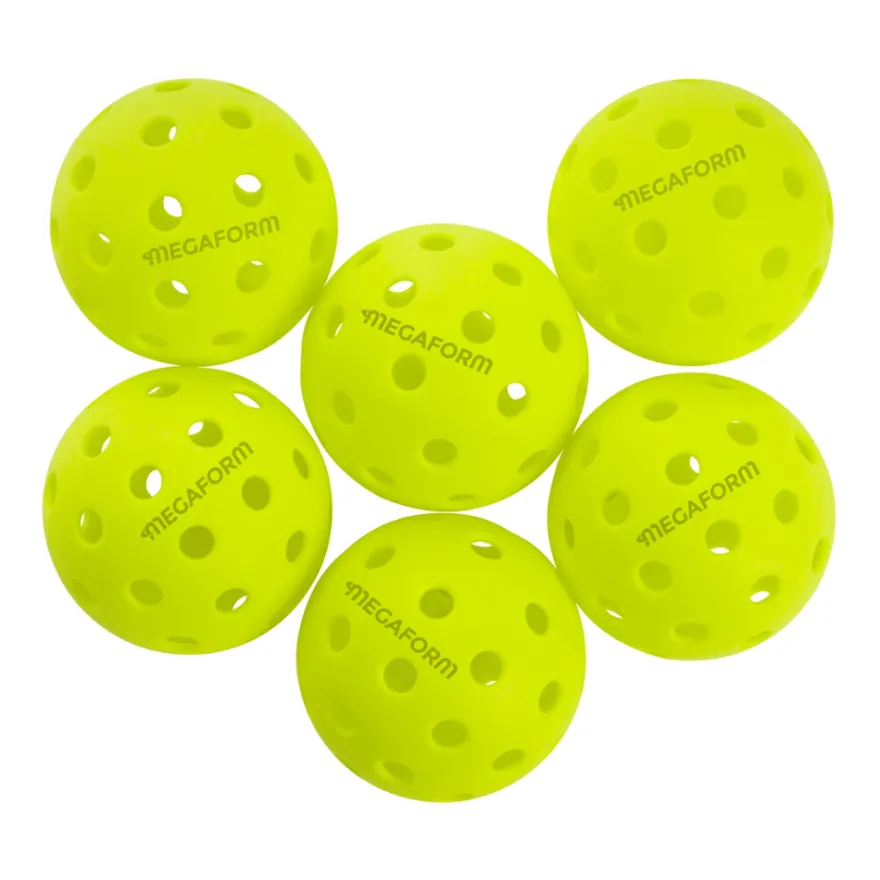 Pickleball-bollar för utomhusbruk, 6 st.