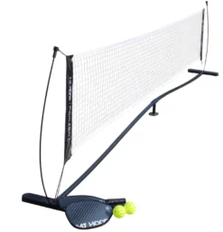 Pickleballset inkl. nät – svart