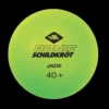 Pingisbollar Poly 40+, Glow 6 st. - Ø 4 cm
