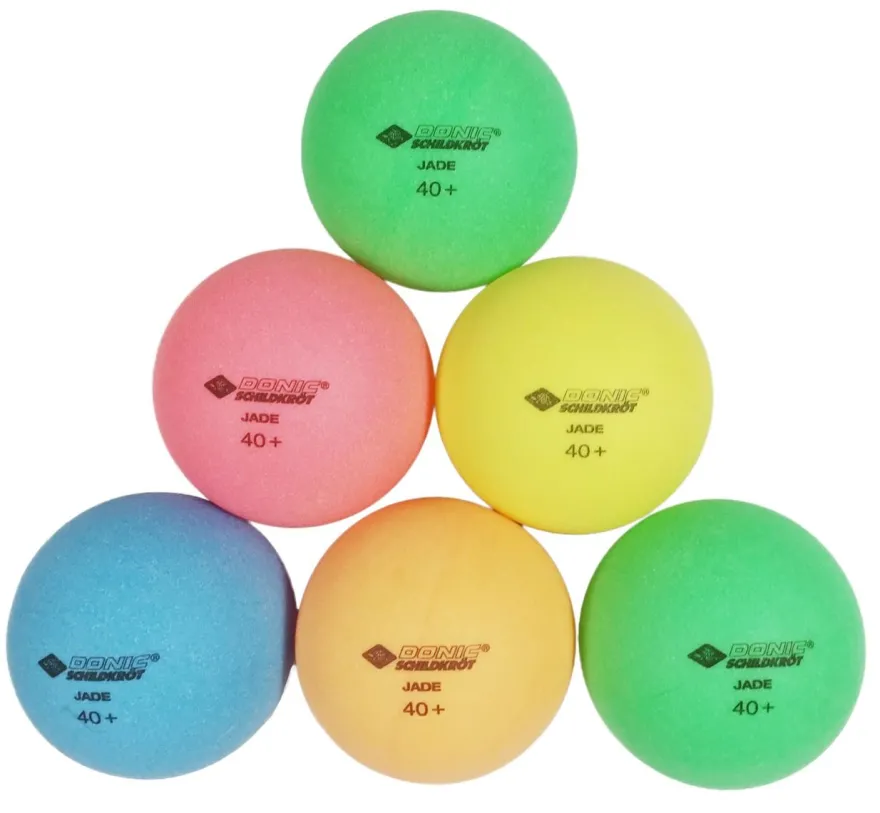 Pingisbollar Poly 40+, 6 stk. - Ø 4 cm.