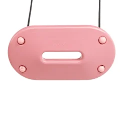 Plastgunga 45 x 24 cm - Rosa (svart rep)