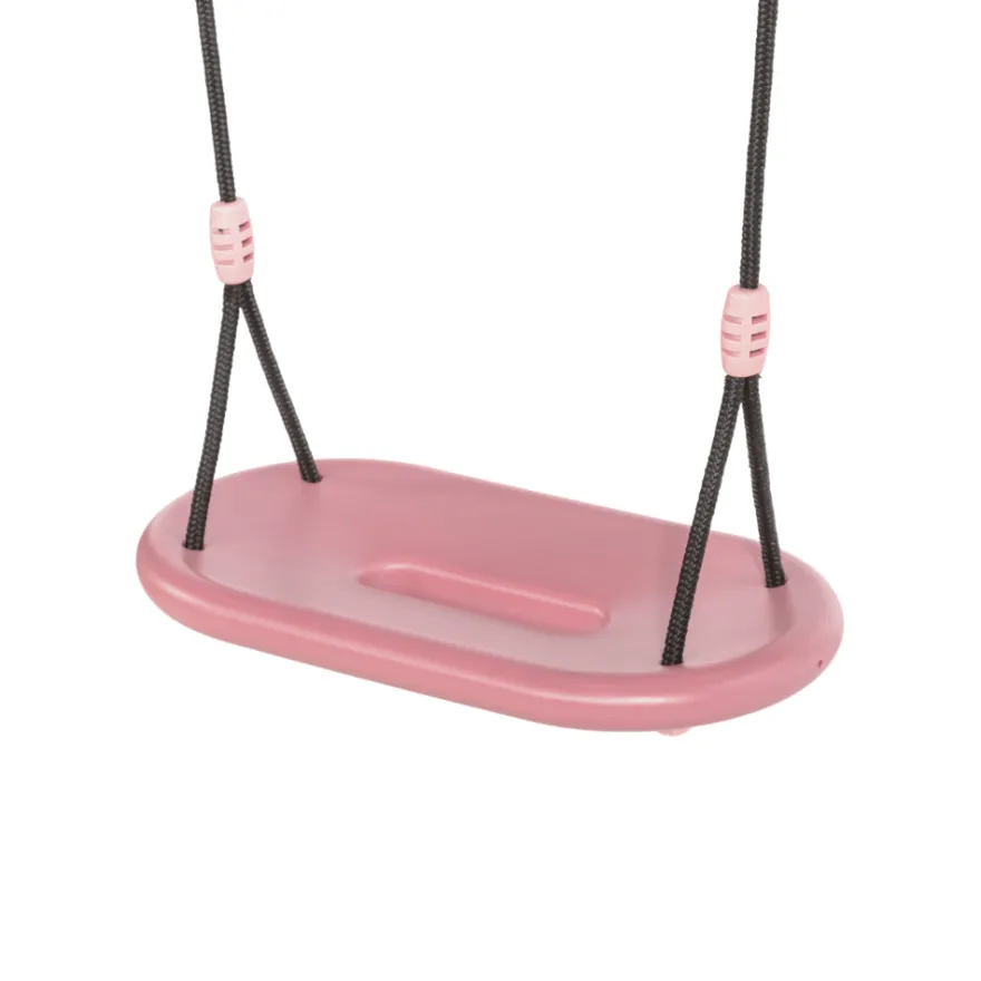 Plastgunga 45 x 24 cm - Rosa (svart rep)