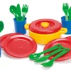 Plastservis i 22 delar