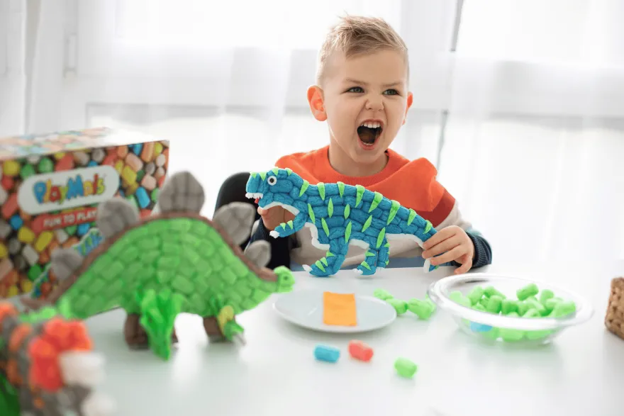 PlayMais Classic Fun To Play - Dinosaurie, 500 st.