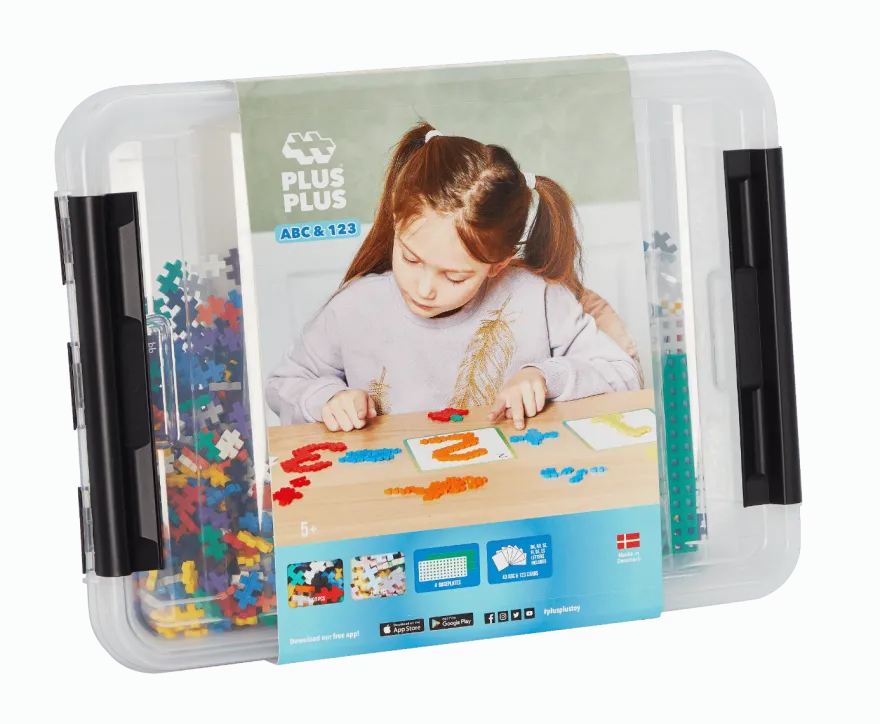 Plus-Plus ABC + 123 Mix inkl. ask, 2 000 st.