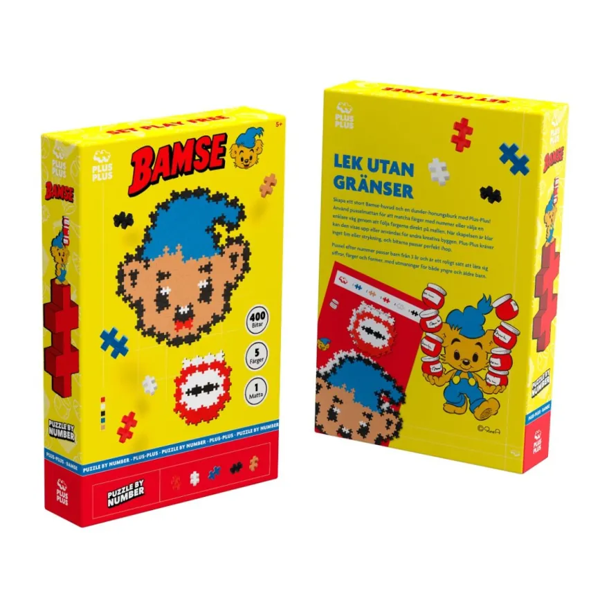 Plus-Plus – Bamse & Dunderhonungen, 400 st.