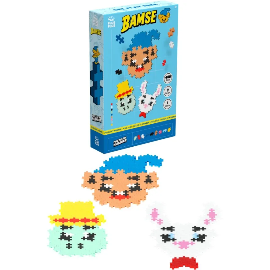 Plus-Plus – Bamse, Skalman & Lille Skutt, 400 st.
