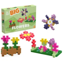 Plus-Plus BIG aktivitetspaket - Blommor, 40 st.