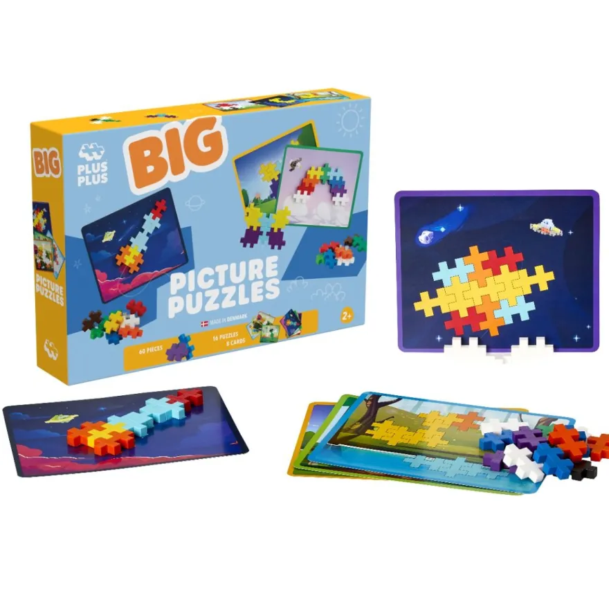 Plus-Plus BIG Basic - Bildpussel, 60 st.