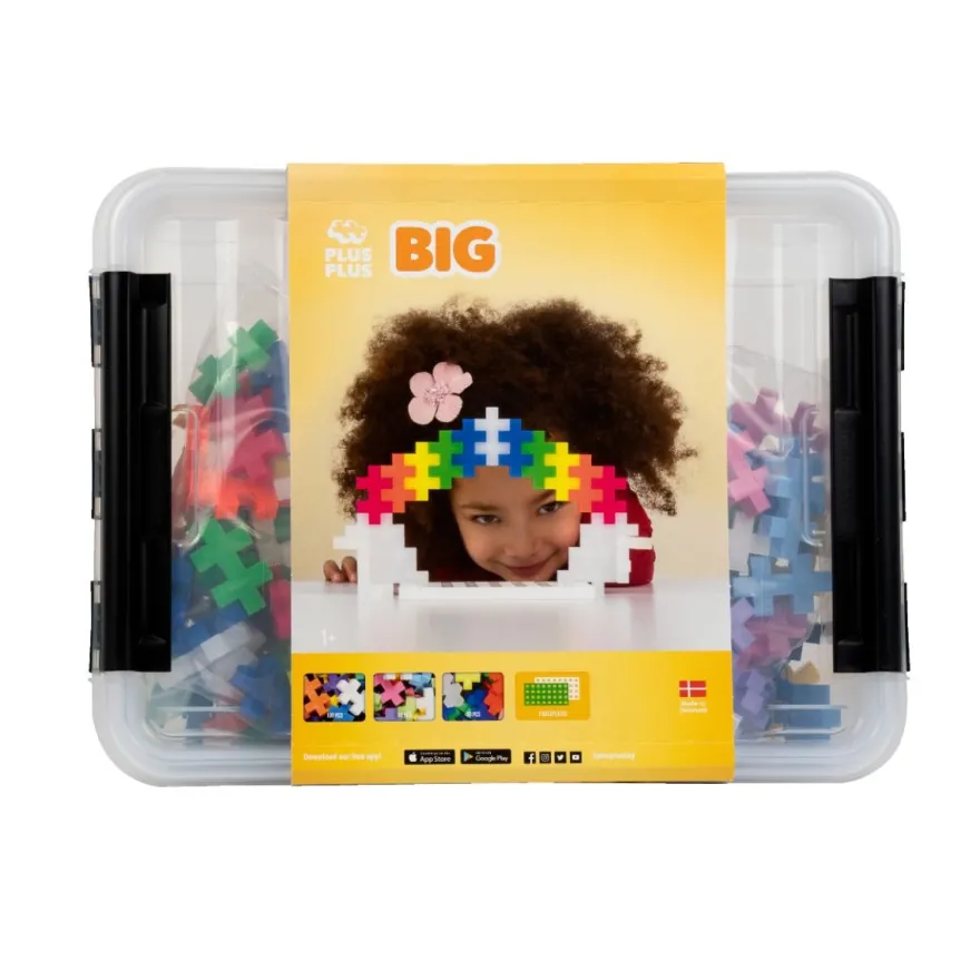 Plus-Plus BIG Mix inkl. låda - 200 st.